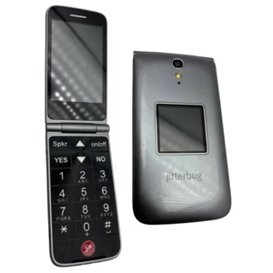 Alcatel One Touch Jitterbug 4043S Go Flip Android Phone 3.2" Big Buttons 4G Clam - Picture 1 of 6