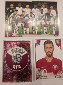 Panini Copa America 2019, Qatar. The whole Qatar team. 23 stickers.