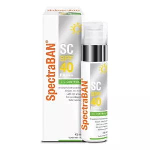 SpectraBAN SC SUNSCREEN SEBUM CONTROL GEL SPF 40 PA+++ For Oily Skin Types 45ml. - Picture 1 of 2