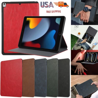 PU Leather Stand Case Cover For iPad 11th 10th 9th 8th 7th 6/ 5th Gen & A16 2025 - Image 1 of 4