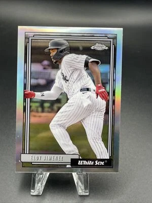 2021 Topps Update 1992 Redux Chrome Refractor Eloy Jimenez #TC92-15 White Sox - Image 1 of 2
