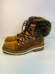Sam Edelman Boots Women's 6M Bowen Brown Suede Leather Fall Winter Shoes - Picture 1 of 7