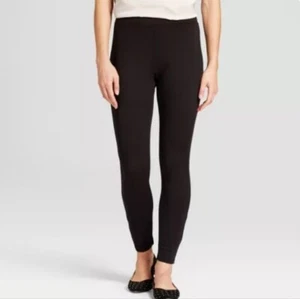 Damen High Rise Ponte Leggings Schwarz 1x A New Day - Bild 1 von 9