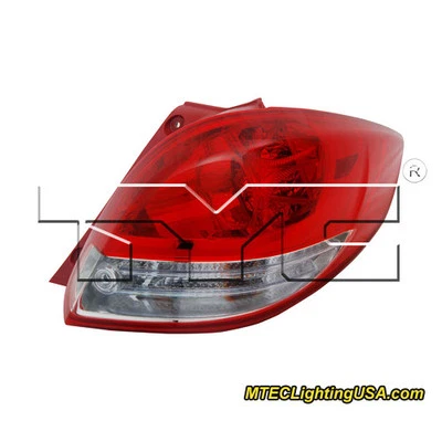 Conjunto de lámpara de luz trasera lateral derecha TYC NSF para Hyundai Veloster 2012-2015 Foto 1 de 3