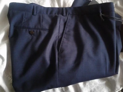  Pal Zileri Dress Pants super 130  Wool regular  Fit Flat Front Dress Pants  36 - Image 1 of 4