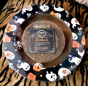 Cat Cardboard Scratcher Halloween Yes No Ghosts New! - Picture 1 of 3