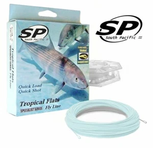 SP SALTWATER TROPICAL FLATS Fly Lines 7 8 9 10 wts - 120ft FLOATING Bonefish etc - Picture 1 of 1