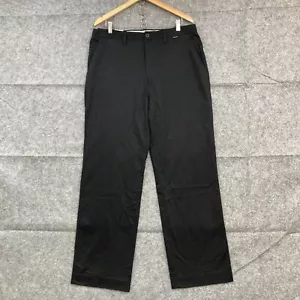 NEW Nautica Pants Mens 36 Black Relaxed Straight Clipper Pockets Cotton 15901 - Picture 1 of 12