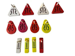 Lote de 12 ruidosos de fiesta giratorios vintage excelente calidad probados - Imagen 1 de 3