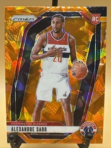 2024-25 Panini Prizm Orange Ice Alexandre Sarr #264 Washington Wizards RC - Picture 1 of 2