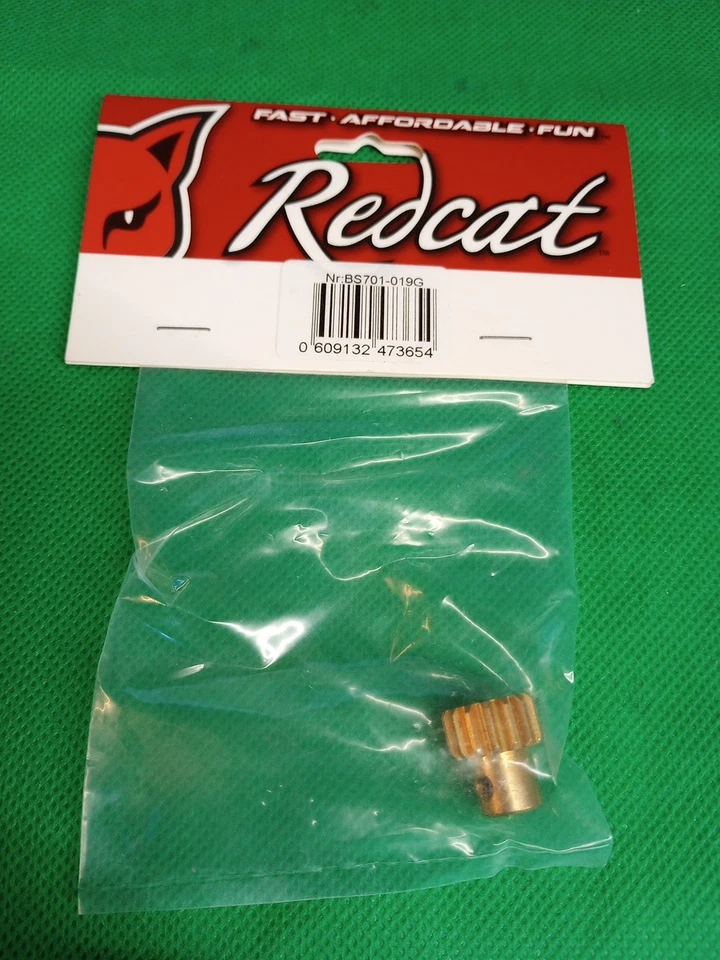 Redcat Racing BS701-019G Motor Pinion Gear 15T tooth M3 screw Caldera 10E SC10E - Image 1 of 2