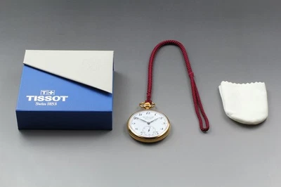 [N MINT w/ Box] TISSOT Y511.210 Small Second Hand Winding 17J Pocket Swiss Watch - image 1 of 4