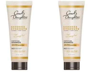2x Carol's Daughter Goddess Strength Fortifying Shampoo - 2x 325ml - New - Image 1 of 2