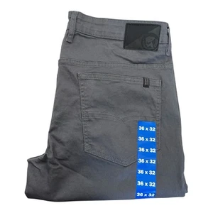 Buffalo David Bitton Men’s Pants 36x32 - Slim Straight Stretch - Grey Denim - Bild 1 von 11