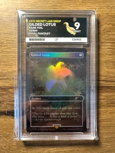 Magic MTG Final Fantasy Secret Lair Drop Gilded Lotus #0909 *FOIL* Ace Graded 9 - Picture 1 of 2