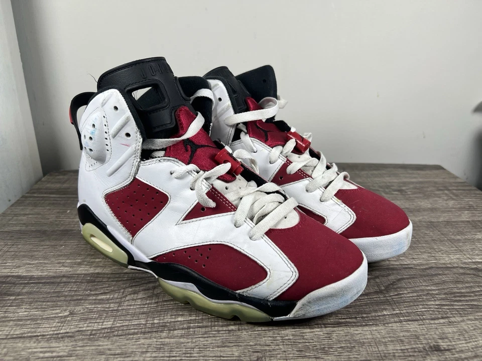 Talla 9 - Zapatos de baloncesto Jordan 6 Retro OG Mid Carmine 2020 Foto 1 de 4