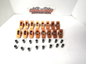 16 Harland Sharp Aluminum Roller Rocker Arms 1.6 Sb Chevy IMCA UMP CRANE CAMS - Picture 1 of 7