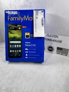Walmart Family Mobile Nokia C110 32GB Prepaid Smartphone Brandneu Versiegelt - Bild 1 von 5