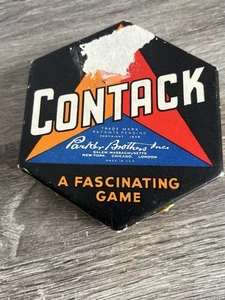 1939 Vintage CONTACK Game Parker Brothers Contack USA - Missing 1 Piece - Picture 1 of 8