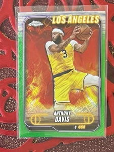 2024-25 Topps Chrome-ANTHONY DAVIS #86 Topps Logo Green Reflector ✔️all Listing - Picture 1 of 2