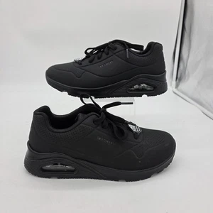 Zapatos de trabajo Skechers para mujer talla 7,5 negros antideslizantes espuma viscoelástica tacón de aire - Imagen 1 de 13