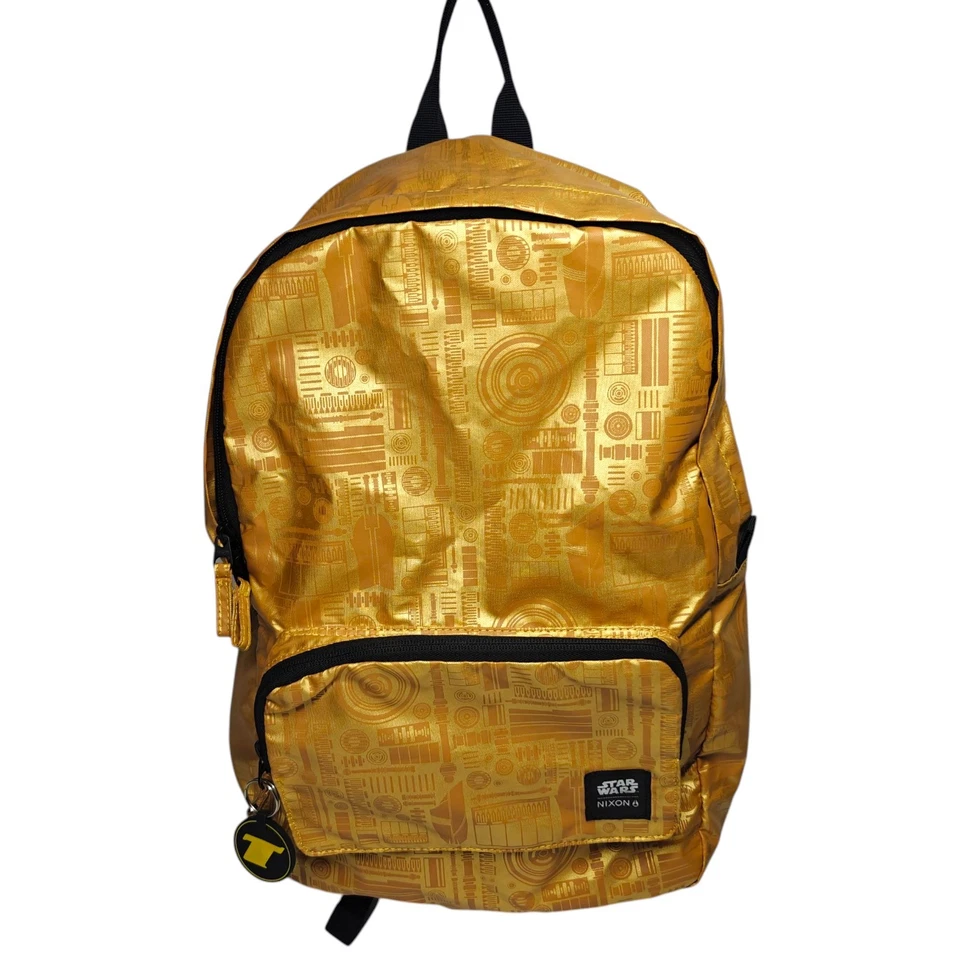 Mochila Bolso Libro Nixon X Star Wars Tillys Oro Raro 100% Poliéster C2701SW Foto 1 de 4