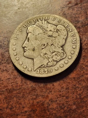 1879 CC Morgan Silver Dollar, key date Carson City     inv11    s98ej - Image 1 of 2