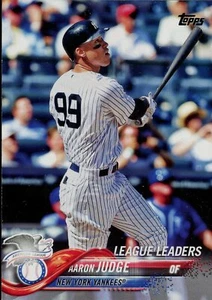 2018 Topps Aaron Judge #193 League Leaders - Picture 1 of 2