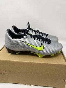 Nike Zoom Mercurial Vapor 15 XXV FG/MG FB8399-060 Silver Soccer Cleats Men Sizes - Picture 1 of 6