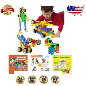 Educational 101 PCS Building Blocks - Fun STEM Toy for Toddler Girls & Boys - Picture 1 of 9