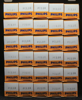 Philips / Amperex (Heerlen)   PCL86   -    matched quartet      NOS - Image 1 of 4