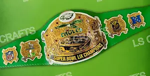 Philadelphia Eagles Championship Belt Adult Size 2mm Brass - Picture 1 of 4