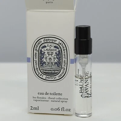 Nuevo Diptyque Eau De Lavande Toilette 2 ml/0,06 oz tamaño de viaje muestra auténtico  Foto 1 de 4