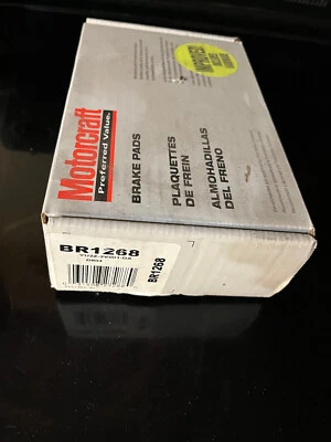Pastillas de freno de disco delanteras Motorcraft BR-1268 Ford Mustang 3,8 L 4,6 L 1999-2004 Foto 1 de 2