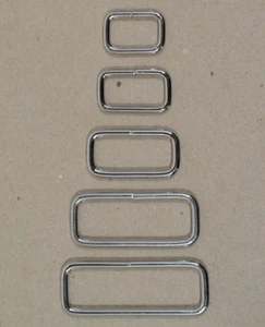 Guardianes - niquelado - 5/8""-1 3/4"" x 1/2"" de alto - Paquete de 25 (F461) - Imagen 1 de 1