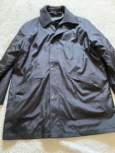 Kenneth Cole Reaction Men Size L (42-44) Black Mid-Long Sleeve Coat (C17) - Picture 1 of 12
