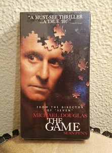 NEW. The Game (VHS, 1998,) Michael Douglas, Sean Penn (NOS SEALED) - Picture 1 of 8