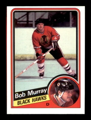 1984-85 O-Pee-Chee #41 Bob Murray - Crease Free - Image 1 of 2