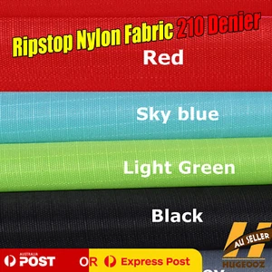 Ripstop Nylon Fabric 210D Reist Tearing Ripping Water Repellent Cover Materials - Picture 1 of 12