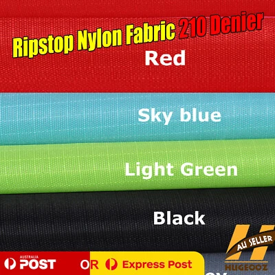 Ripstop Nylon Fabric 210D Reist Tearing Ripping Water Repellent Cover Materials - image 1 of 4