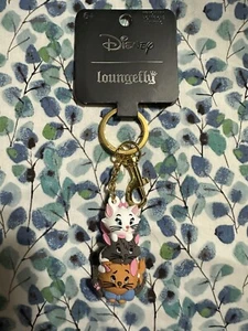 Loungefly Disney The Aristocats Marie, Berlioz, and Toulouse 3D Keychain - Picture 1 of 6