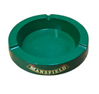 Mansfield Bitter Ashtray Large Green Vintage Man Cave Home Bar Breweriana