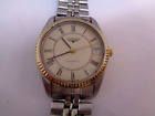 Longines Flagship Mens Watch Date Calendar Automatic Beige Dial Mid Size