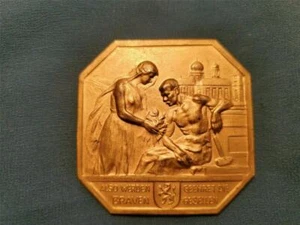 ANTIGUA MEDALLA ALEMANA KILPPE ARTESANAL CÁMARA BAJA BAVIERA BAVIERA ALEMANIA - Imagen 1 de 4