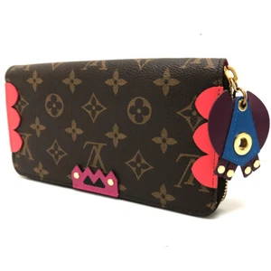 LOUIS VUITTON Monogram-Totem Long Wallet Brown/Multicolore M61364 - Picture 1 of 7