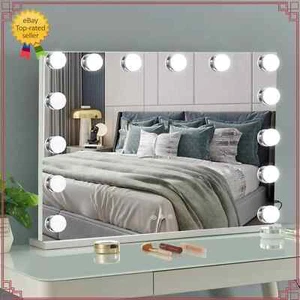 Hollywood Mirror Vanity Make Up Mirror - 14 LED Dimmable Lights, 50x40cm - Picture 1 of 6