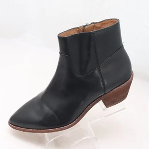 Madewell The Charley Stiefelette Damen 5,5 schwarz Leder Reißverschluss UVP 210 $ - Bild 1 von 11