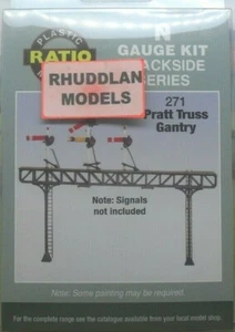 NEW RATIO 271 PRATT TRUSS GANTRY N GAUGE - Picture 1 of 2