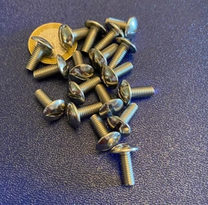 Traversenkopf 18-8 Edelstahl Schlitzschraube 10-32 x 1/2" Länge, 200 Stück - Bild 1 von 13