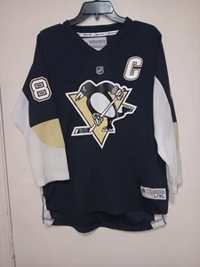 Rebook Pittsburgh Penguins Jersey Youth L/XL CCM NHL Sidney Crosby #87 *READ - Picture 1 of 9